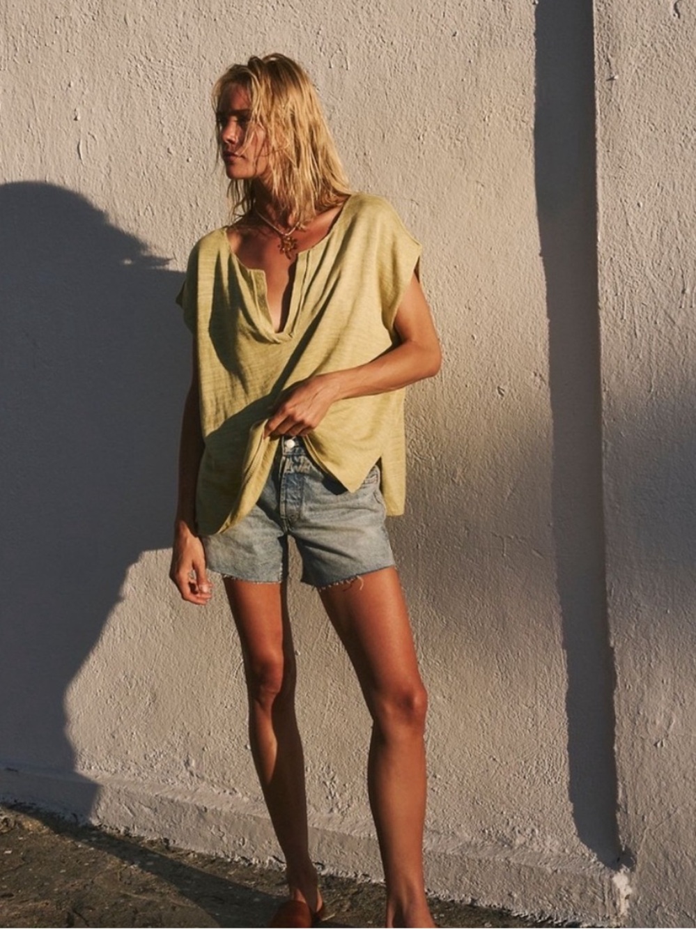 NWOT Free People Marina Del Sol Sweater Top Tee - Picture 7 of 8
